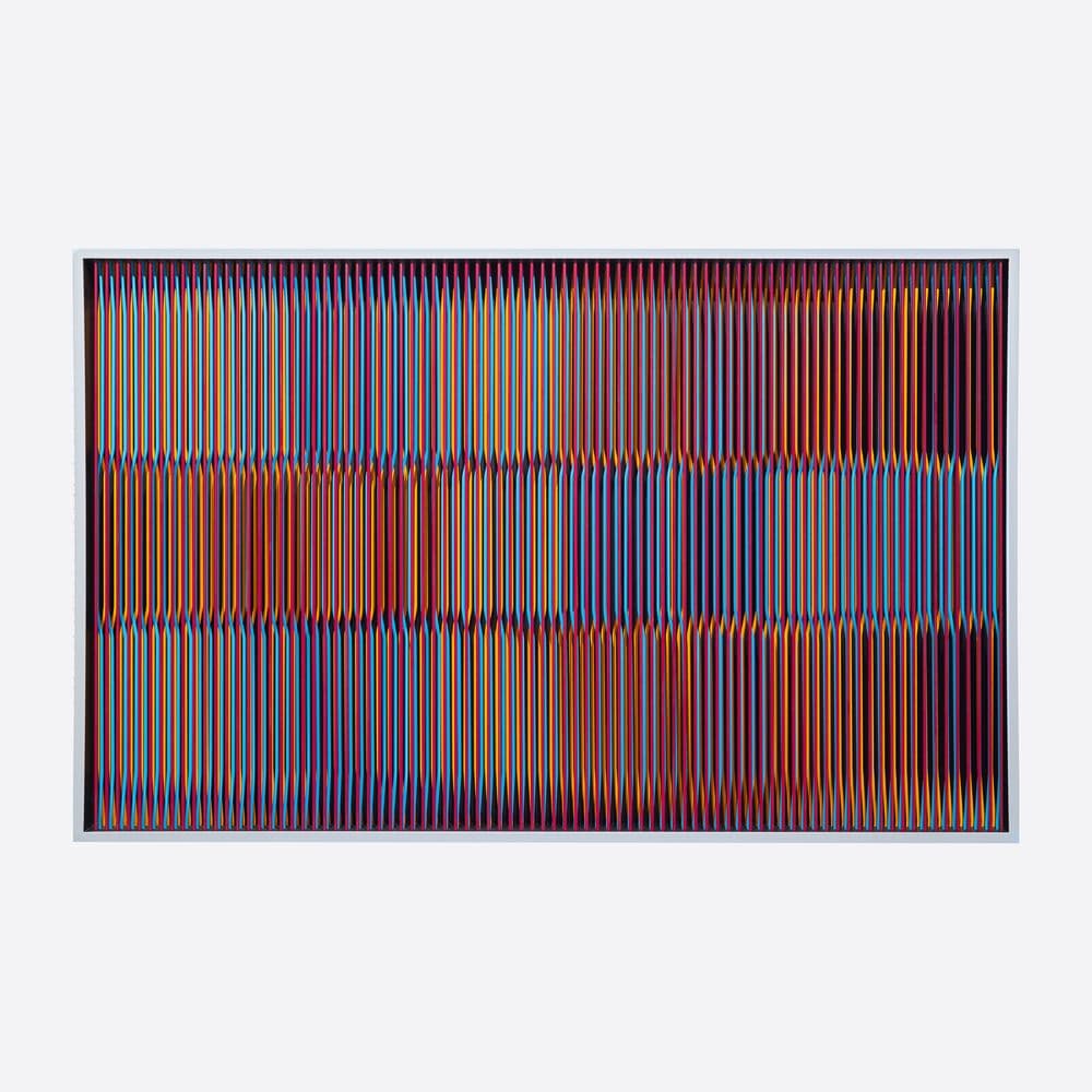 Studio Drez, Drez, Resene, Mural, Street Art, Colour, Op Art, Public Art, Contemporary Art, Street Art, Mural Festival, Sculpture, Aluminium Sculpture, Kinetic, Immersive, MAGMA Gallery, MAGMA Galleries, Gestalt Chroma, Collingwood, Gestalt Chroma