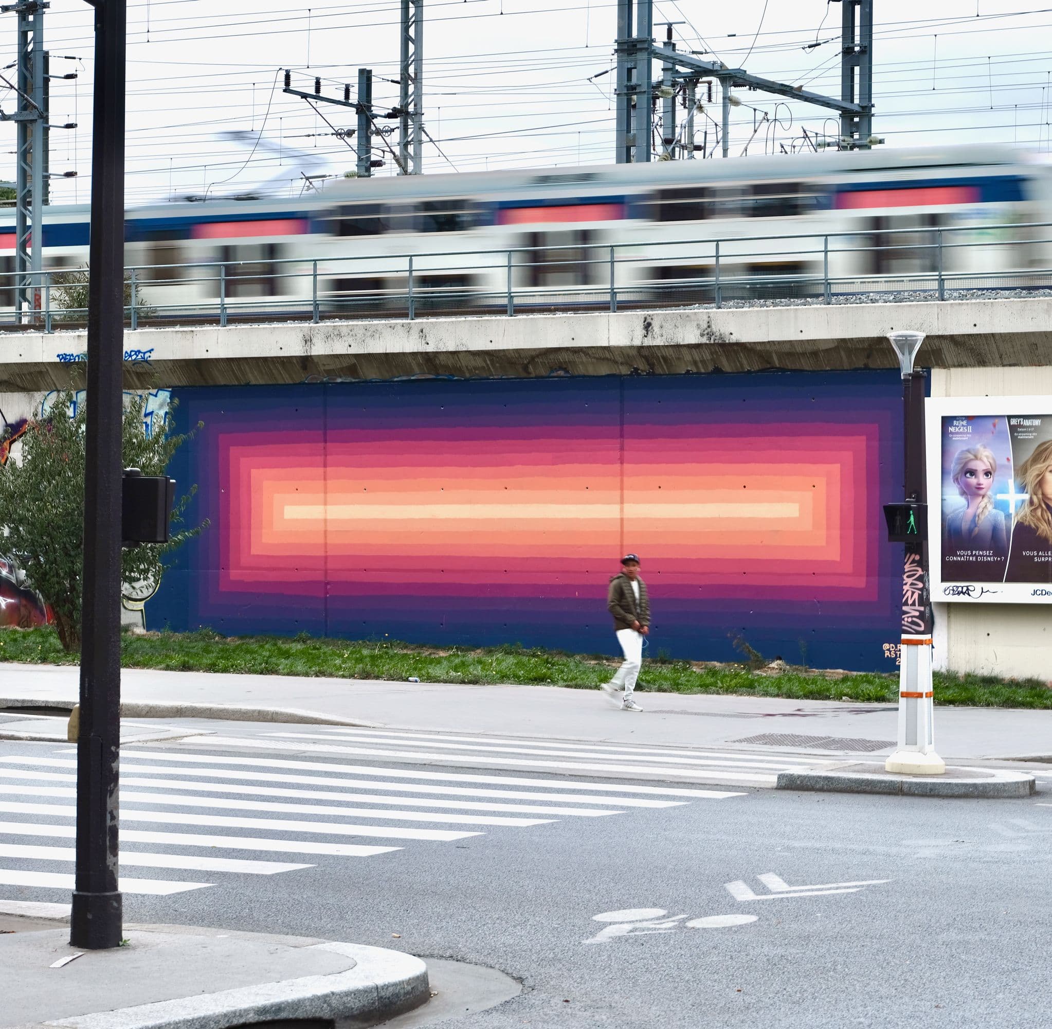 Studio Drez, Drez, Resene, Mural, Street Art, Colour, Op Art, Public Art, Contemporary Art, Street Art, Mural Festival, Chromatic Pulse, Paris