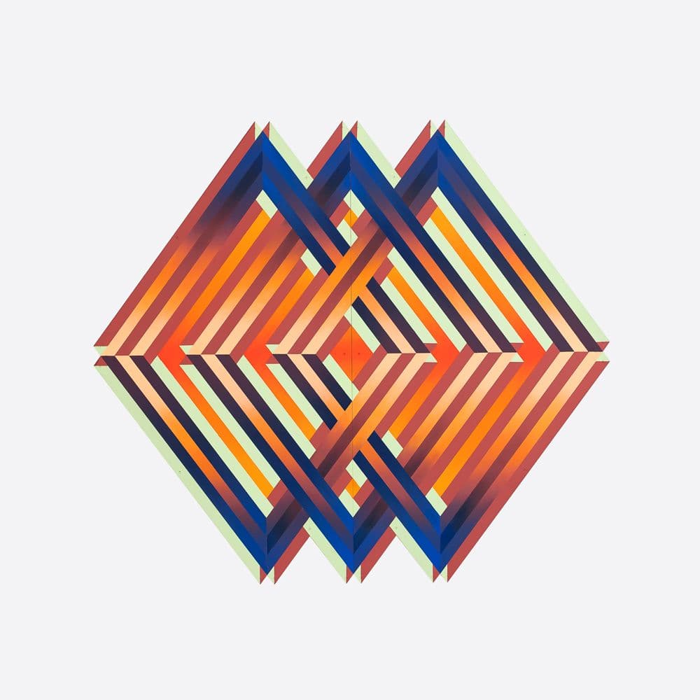 Studio Drez, Drez, Resene, Mural, Street Art, Colour, Op Art, Public Art, Contemporary Art, Street Art, Canvas, Painting, Geometric, Freehand, Abstract, Echo State