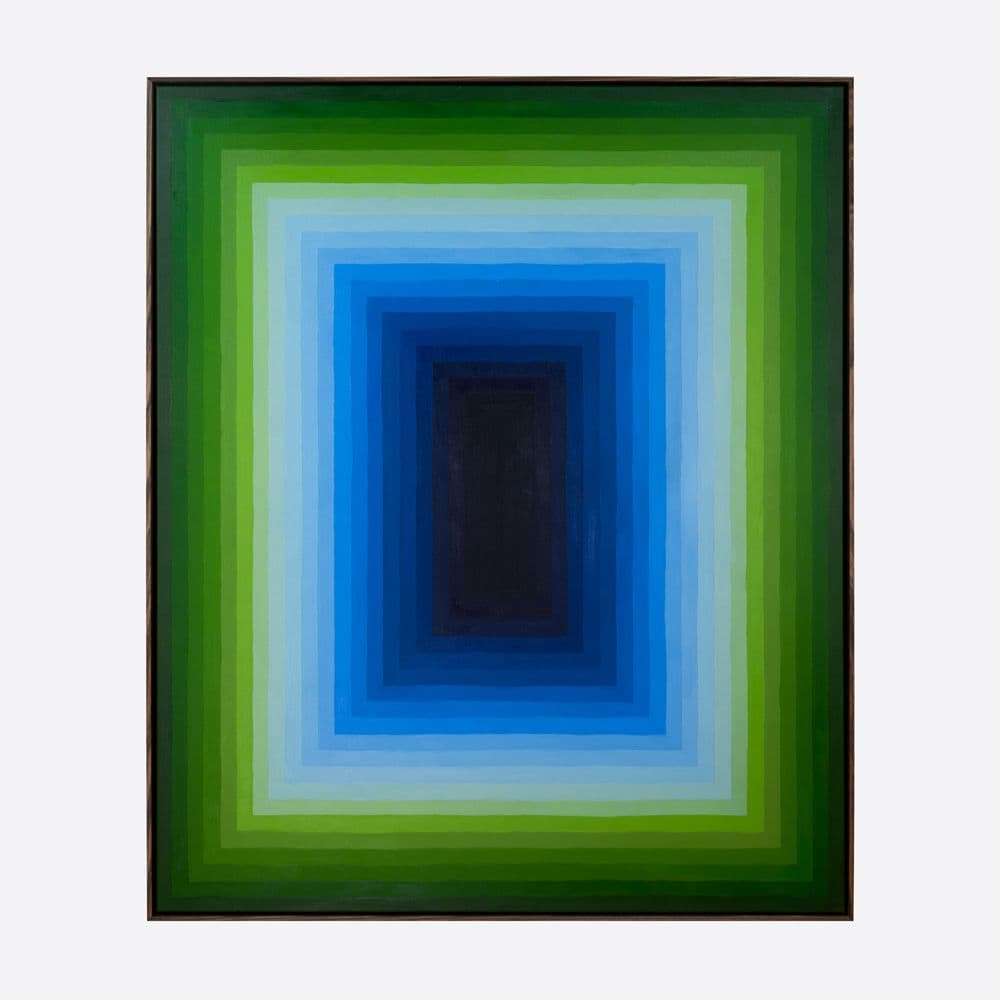 Studio Drez, Drez, Resene, Mural, Street Art, Colour, Op Art, Public Art, Contemporary Art, Street Art, Canvas, Painting, Geometric, Freehand, Abstract, KSR Gallery, King Street, Rialto, In Chromatic