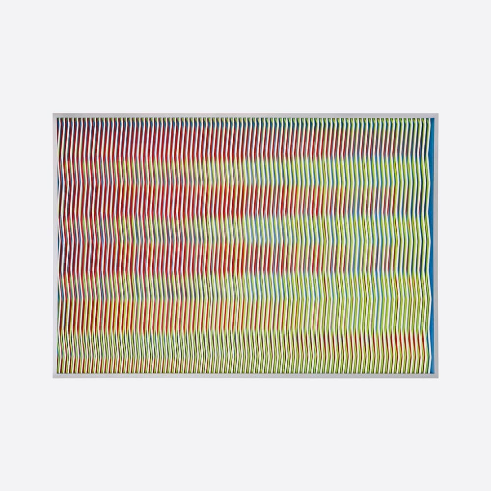 Studio Drez, Drez, Resene, Mural, Street Art, Colour, Op Art, Public Art, Contemporary Art, Street Art, Mural Festival, Sculpture, Aluminium Sculpture, Kinetic, Immersive, MAGMA Gallery, MAGMA Galleries, Gestalt Chroma, Collingwood,