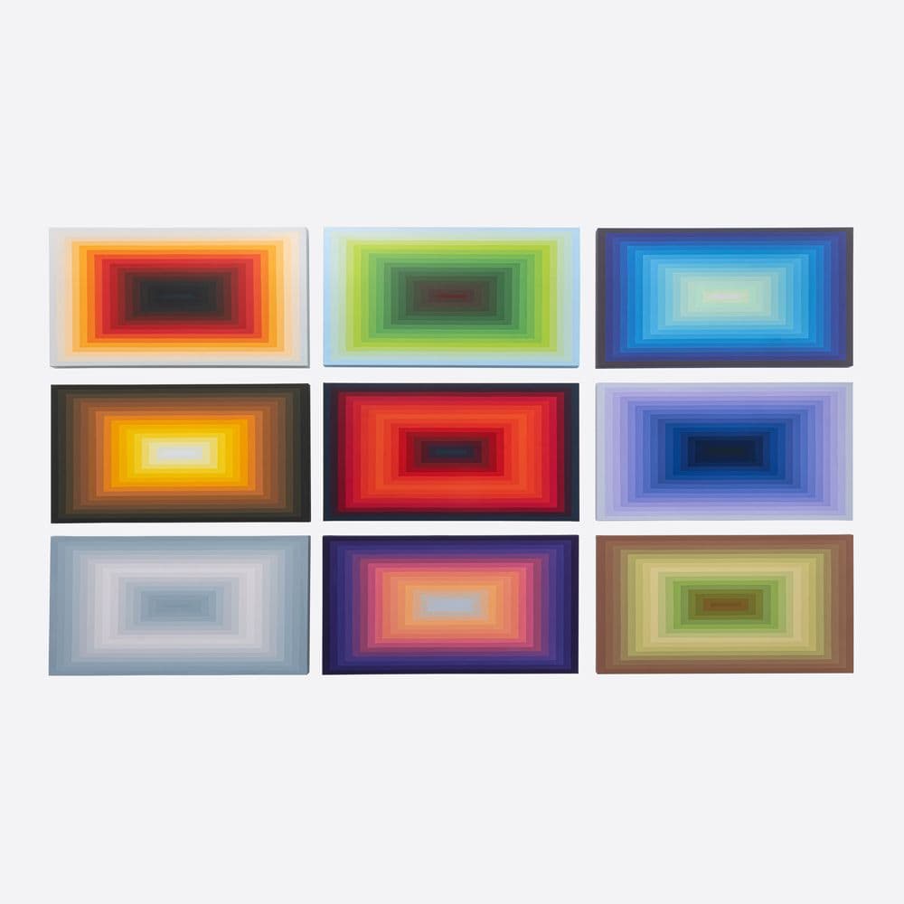 Studio Drez, Drez, Resene, Mural, Street Art, Colour, Op Art, Public Art, Chromatic Pulse,Contemporary Art, Street Art, Canvas, Painting, Geometric, Freehand, Abstract, MAGMA Gallery, MAGMA Galleries, Saturation Point, Collingwood,