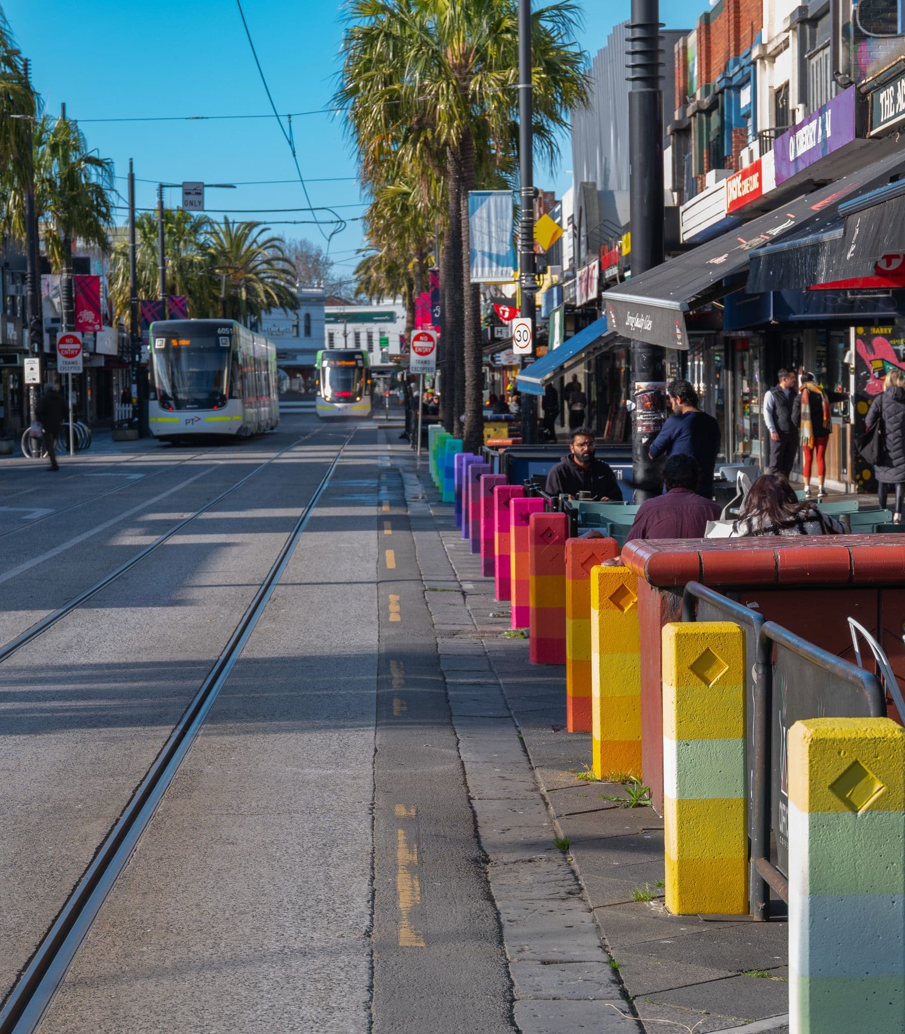 Studio Drez, Drez, Resene, Mural, Street Art, Colour, Op Art, Public Art, Acland Street, Acland Street Village, City of Port Philip, St Kilda